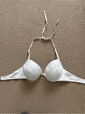 Victoria's Secret White Halter Push-Up top